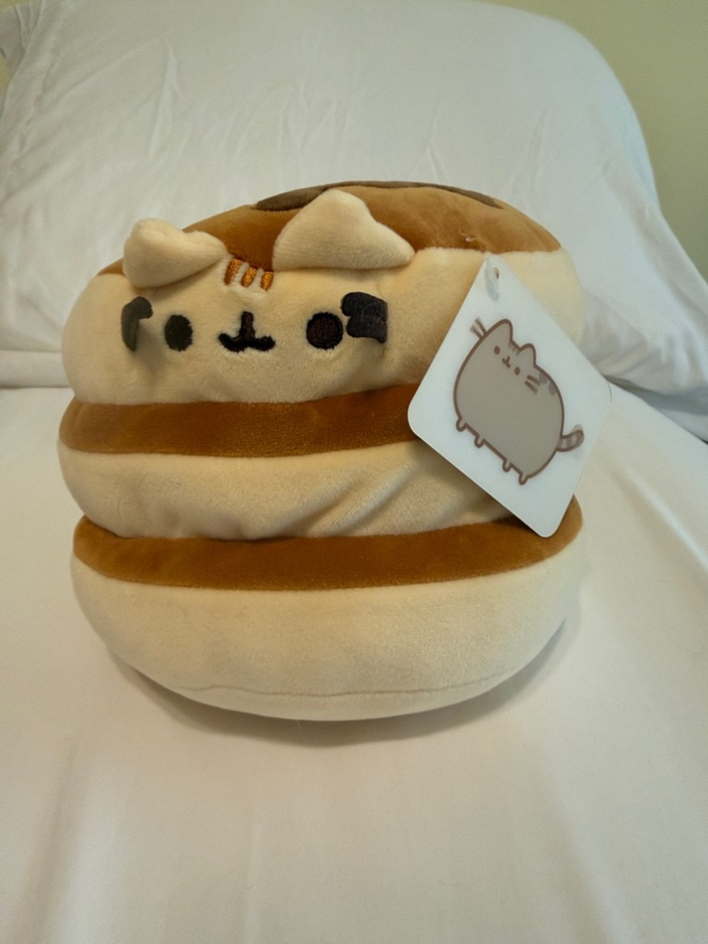 Pusheen Pancake Squisheen Stack Plush - Cream and Brown